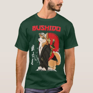 Niedlicher Hund Shiba inu samuray bushido way T-Shirt
