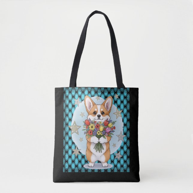 niedlicher Hund Tasche (Vorderseite)
