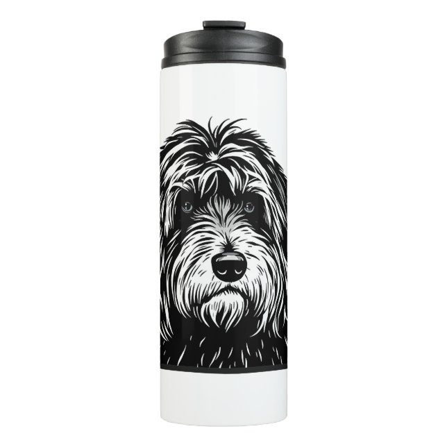 Niedlicher Hund Thermosbecher (Vorderseite)