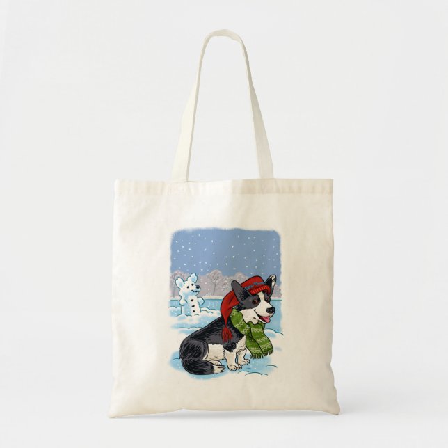 Niedlicher Hund Tote Bag Tragetasche (Vorne)