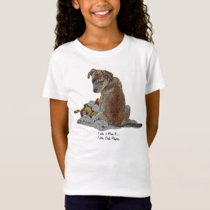 Niedlicher Hund und Teddybär T-Shirt