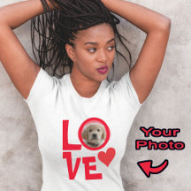 Niedlicher Hund Welpe Liebe Personalisiert Foto T 