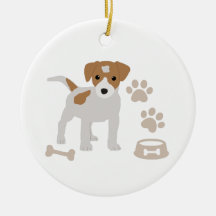 Niedlicher Hund Welpe Paw Druckmuster
