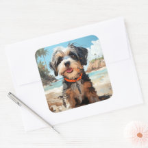 Niedlicher Hundeaufkleber