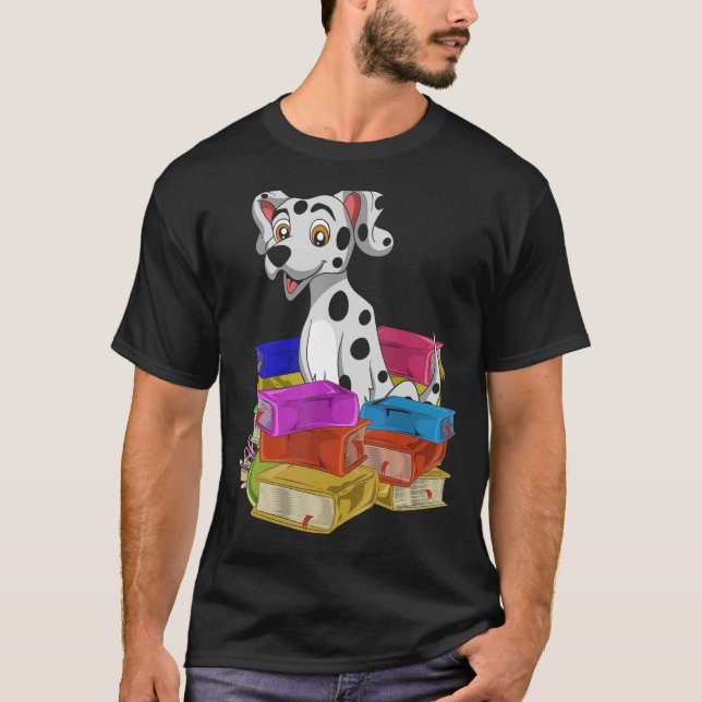 Niedlicher Hundebesitzer Tierhundeschule Dalm T-Shirt (Vorderseite)