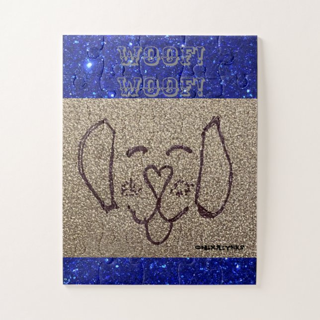 NIEDLICHER HUNDEFACE PUZZLE (Vertikal)