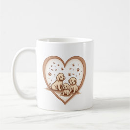 niedlicher Hundefreund Kaffeetasse