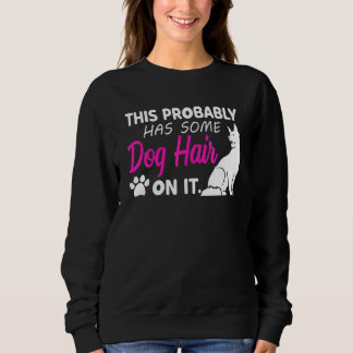 Niedlicher Hundehund für Frauen oder Mädchen Sweatshirt