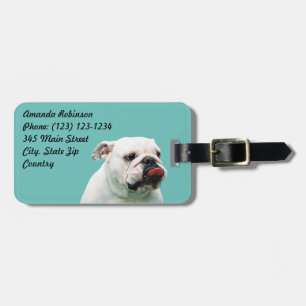 Niedlicher Hundehund Gepäckanhänger