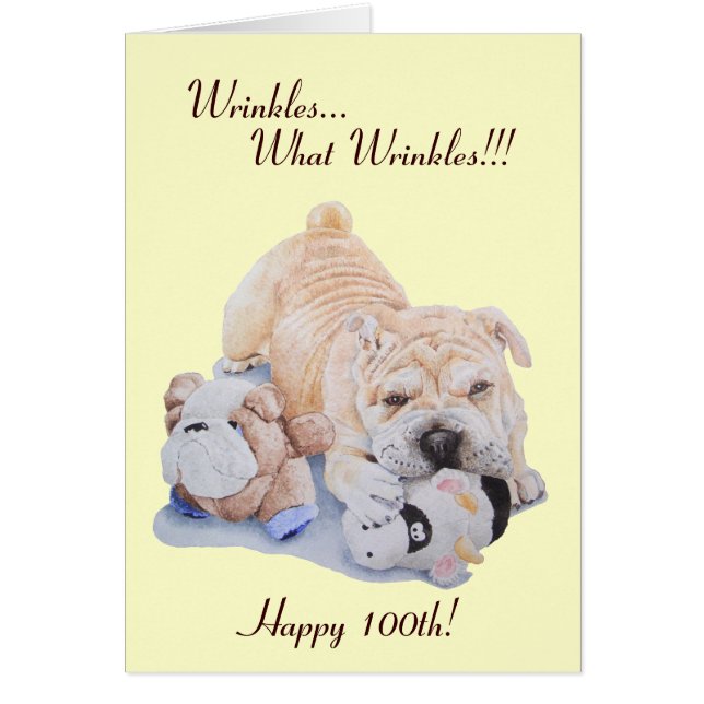 Niedlicher Hundehund und Teddy lustig 100. (Vorne)