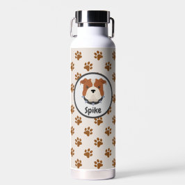Niedlicher Hundepuppeldruck Trinkflasche