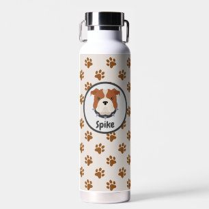 Niedlicher Hundepuppeldruck Trinkflasche