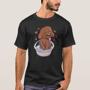 Niedlicher Hundeschlitten Welpenwelpen Männerschuh T-Shirt