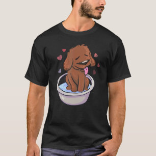 Niedlicher Hundeschlitten Welpenwelpen Männerschuh T-Shirt