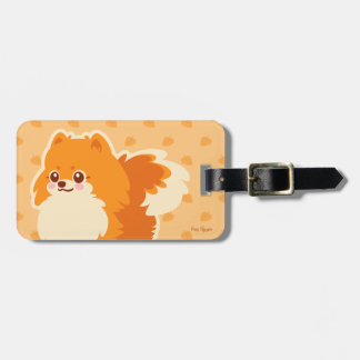 Niedlicher HundKawaii Spitz Gepäckanhänger