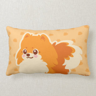 Niedlicher HundKawaii Spitz Lendenkissen