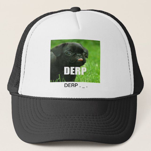 niedlicher Hut für niedliche puppys Truckerkappe (Vorderseite)