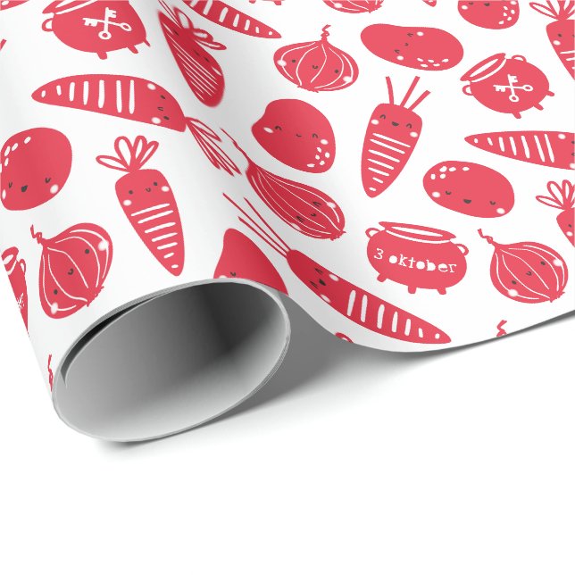 Niedlicher Hutspot 3 Oktober Leidens ontzet mit Ro Geschenkpapier (Rolleneckpunkt)
