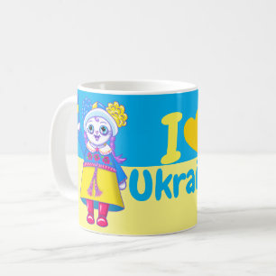 Niedlicher "I Heart Ukraine"-Fundraiser für die uk Kaffeetasse