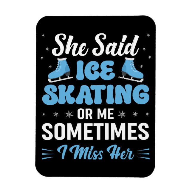 Niedlicher Ice Rink synchronisiert ruft an Magnet (Vertikal)