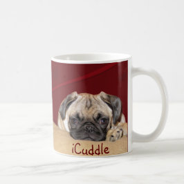 Niedlicher iCuddle Mops-Welpe Kaffeetasse