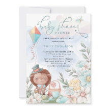 Niedlicher Igel Florals Baby Dusche Picnic Boy