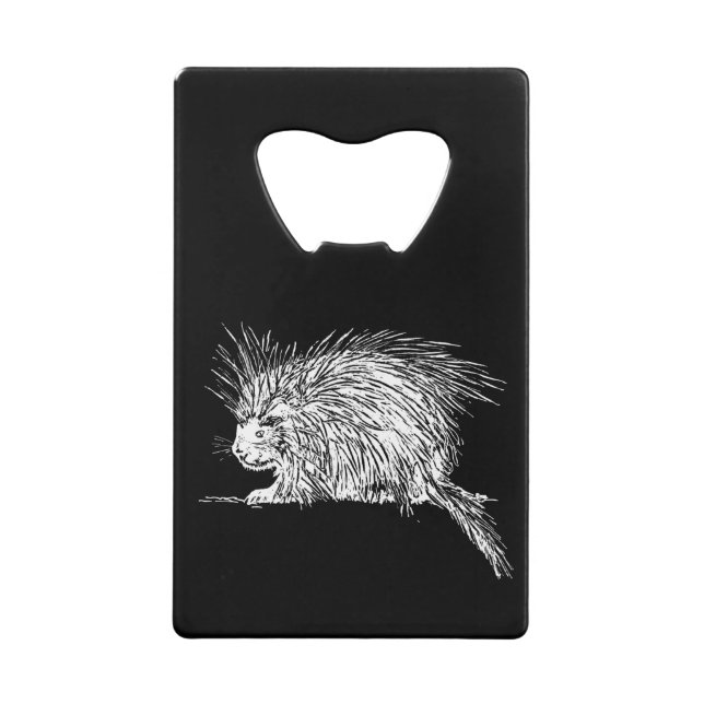 Niedlicher Igel Geldbeutel Flaschenöffner (Vorderseite)