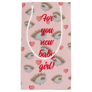 Niedlicher Igel gemustert Kleine Geschenktüte