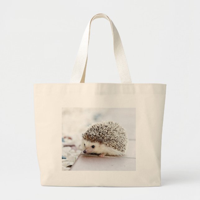 Niedlicher Igel Jumbo Stoffbeutel (Vorne)