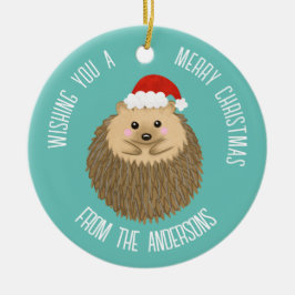 Niedlicher Igel Keramik Ornament