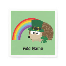 Niedlicher Igel Leprechaun
