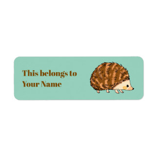 Niedlicher Igel mit Individuelle Name