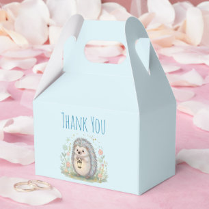 Niedlicher Igel mit Laterne Danke Geschenkschachtel