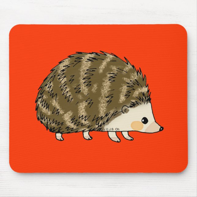Niedlicher Igel Mousepad (Vorne)
