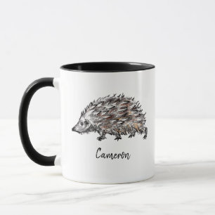 Niedlicher Igel Personalisierter Wald Tasse