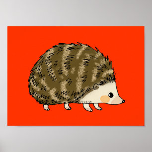 Niedlicher Igel Poster