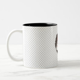 Niedlicher Igel Rosa Herzname Zweifarbige Tasse