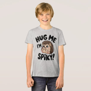 Niedlicher Igel umarmt mich scharfsinniges Design Tri-Blend Shirt