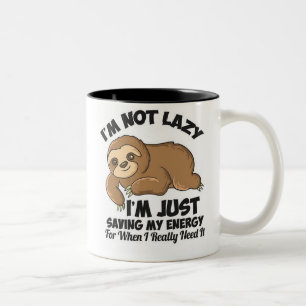 Niedlicher illustrierter Schlamm Zweifarbige Tasse