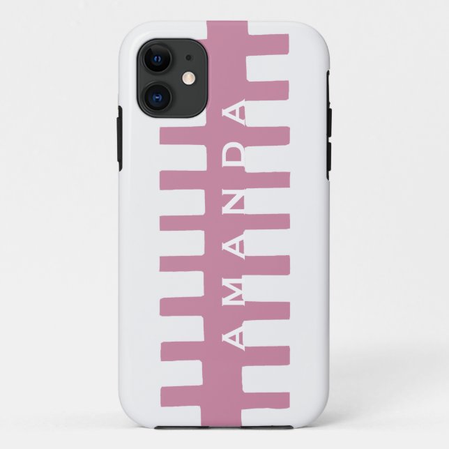 NIEDLICHER Individuelle Name Einzigartiges Muster Case-Mate iPhone Hülle (Rückseite)