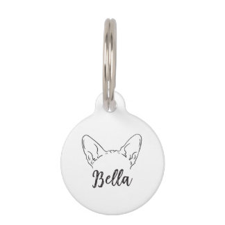 Niedlicher Individuelle Name Sphynx Cat Haustiermarke