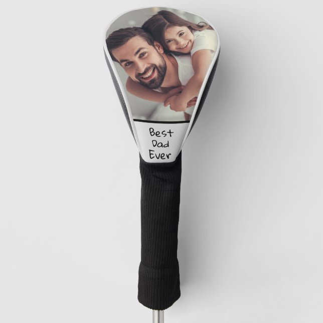 Niedlicher individueller Best Vater je Foto Golf H Golf Headcover (Vorderseite)