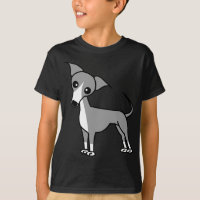 Niedlicher italienischer Windhund - Grau