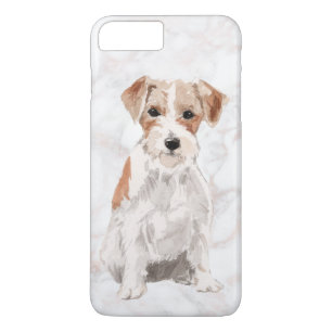 Niedlicher Jack mit Kabelhaar Russel Terrier Wasse Case-Mate iPhone Hülle