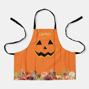 Niedlicher Jack O' Lantern Halloween Kürbis Schürze