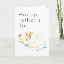Niedlicher Jack Russell Puppy Deko Vathers Day Car Karte