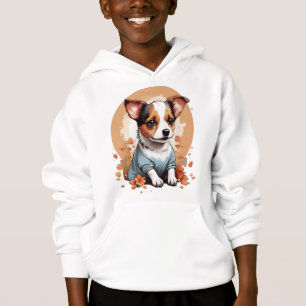 Niedlicher Jack Russell Puppy Hoodie