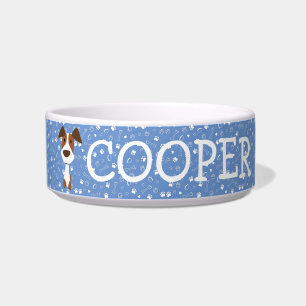 Niedlicher Jack Russell Terrier Dog Anpassbarer Na Napf