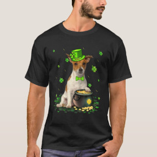 Niedlicher Jack Russell Terrier Dog Lover St Patri T-Shirt