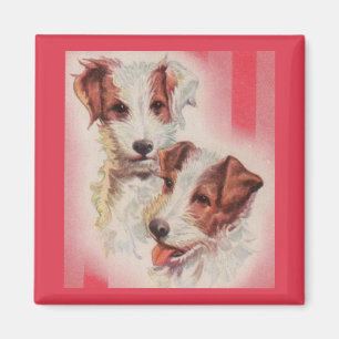 NIEDLICHER Jack Russell Terrier Illustration Magnet